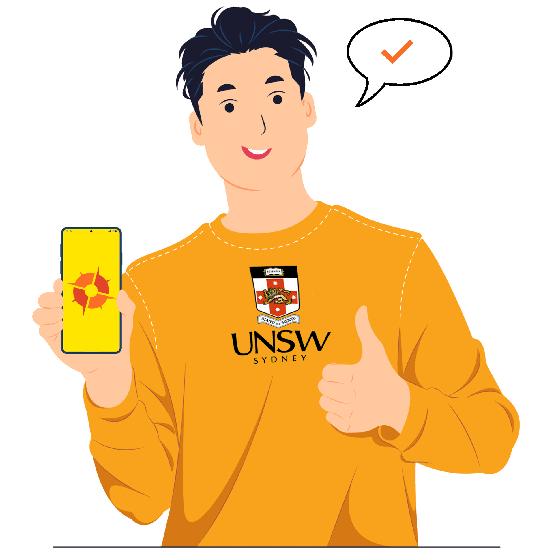 Person holding smartphone